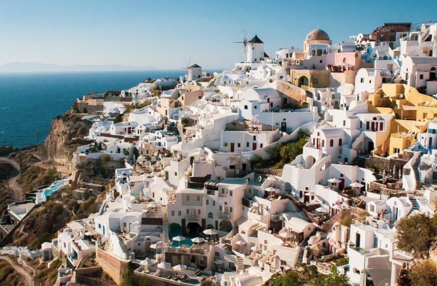 santorini, nature, greece, buildings, houses, town, village, architecture, greek architecture, oia, mediterranean, cyclades, city, europe, tourism, aegean, destination, caldera, design, greek, sea