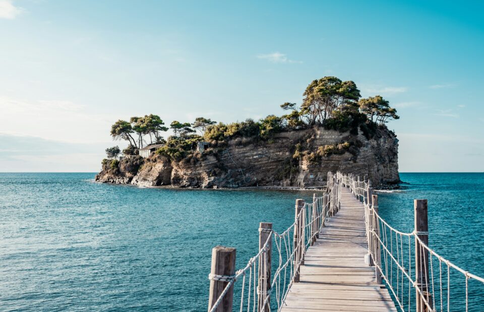 Travel Sea Summer Grey Greece Bridge Holiday Vacation Island Zakynthos